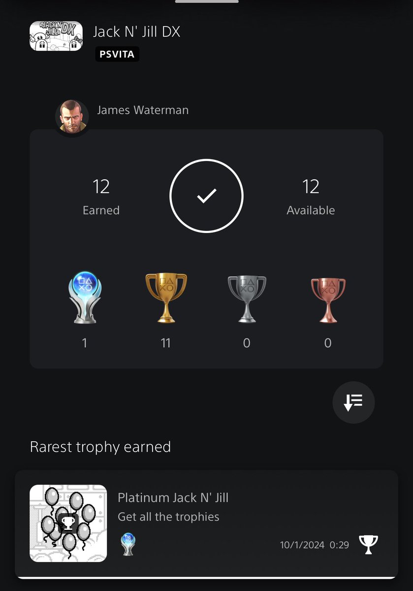 JamesWaterman4's tweet photo. My 22nd and 23rd Platinums achieved last night. Within the hour. 

#PSVITA #PlayStation #Trophyhunt #Platinum https://t.co/rlsBTy3yfZ