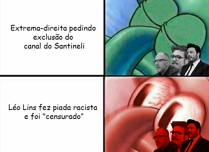 joaosenzi's tweet photo. 🚨Urgente🚨

Até o momento nenhum humorista fez declarações sobre as movimentações judiciais para censurar @tiagosantineli. https://t.co/RqCZcQXU4A