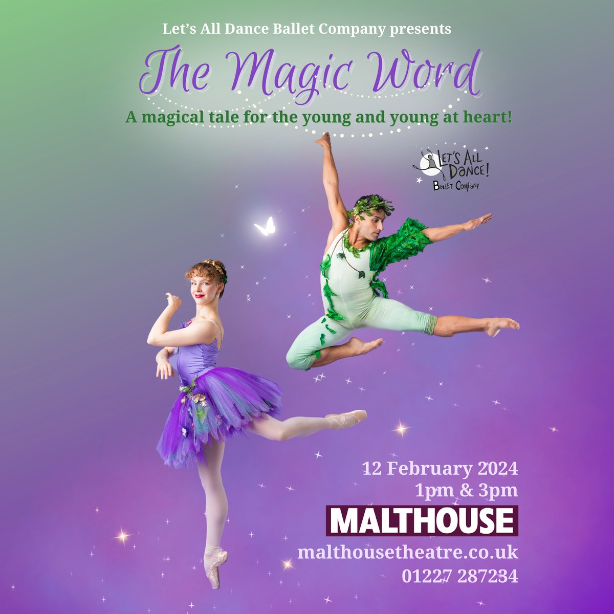 Letsalldance1's tweet image. 👶✨ Delight in the magic of The Magic Word designed just for little ones! Join us at The Malthouse Theatre in Canterbury on February 12th for a show that's small, sweet, and perfect for the tiniest theatergoers.🌟 

#PreschoolFriendly #MagicForKids