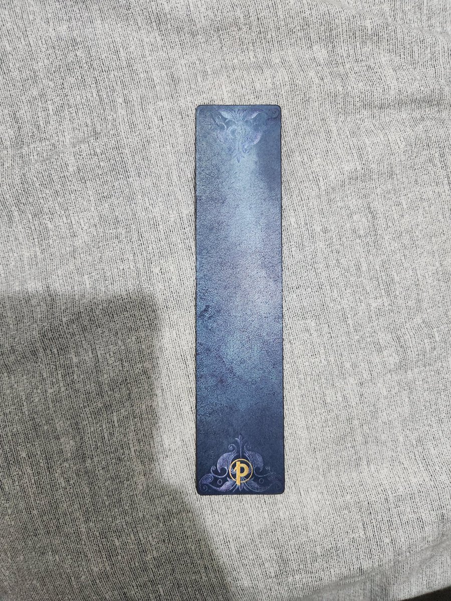 So I finally brought myself a bookmark after years of using money as a book mark. It would have been cheaper for me to continue to use a $5 note as a bookmark though