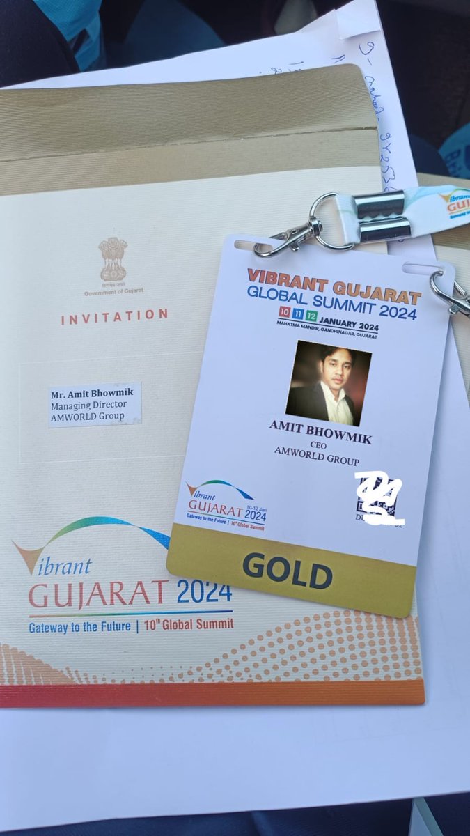 AbDelivers's tweet photo. Privilege to be part of @VibrantGujarat 
Upbeat to see the offerings and vision of @narendramodi @CMOGuj #VibrantGujaratGlobalSummit2024 #VibrantGujaratGlobalSummit 
#modigovernment 
#IndiaRisingTogether 
#entrepreneurs 
#BusinessOpportunities https://t.co/ZvTuwBW3YH