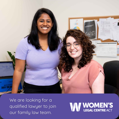 Women's Legal ACT tweet media