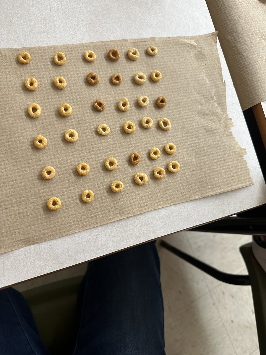 MmeMartinaH's tweet photo. Thank you @cheerios for another year of making math fun for my grade 4 students! Snackin’ and Mathin’ #cheeriomultiplication #arrays #eaqualgroups #multiplicationpractice @stcatschool https://t.co/4sUAK8VcMv