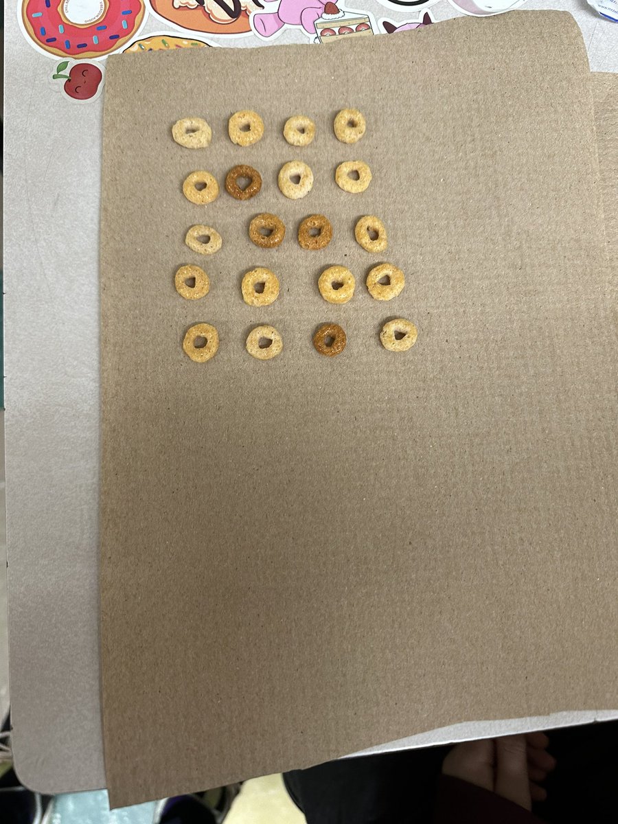 MmeMartinaH's tweet photo. Thank you @cheerios for another year of making math fun for my grade 4 students! Snackin’ and Mathin’ #cheeriomultiplication #arrays #eaqualgroups #multiplicationpractice @stcatschool https://t.co/4sUAK8VcMv