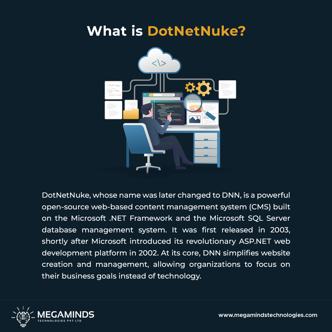 megamindstechno's tweet photo. Businesses all over the world rely on DotNetNuke, or DNN for short, as a robust Content Management System (CMS) to handle their online presence.

Read more here - https://t.co/hDSQb8HTsy

#dotnet #dotnetnuke #microsoft https://t.co/Jv0m7uhXxB
