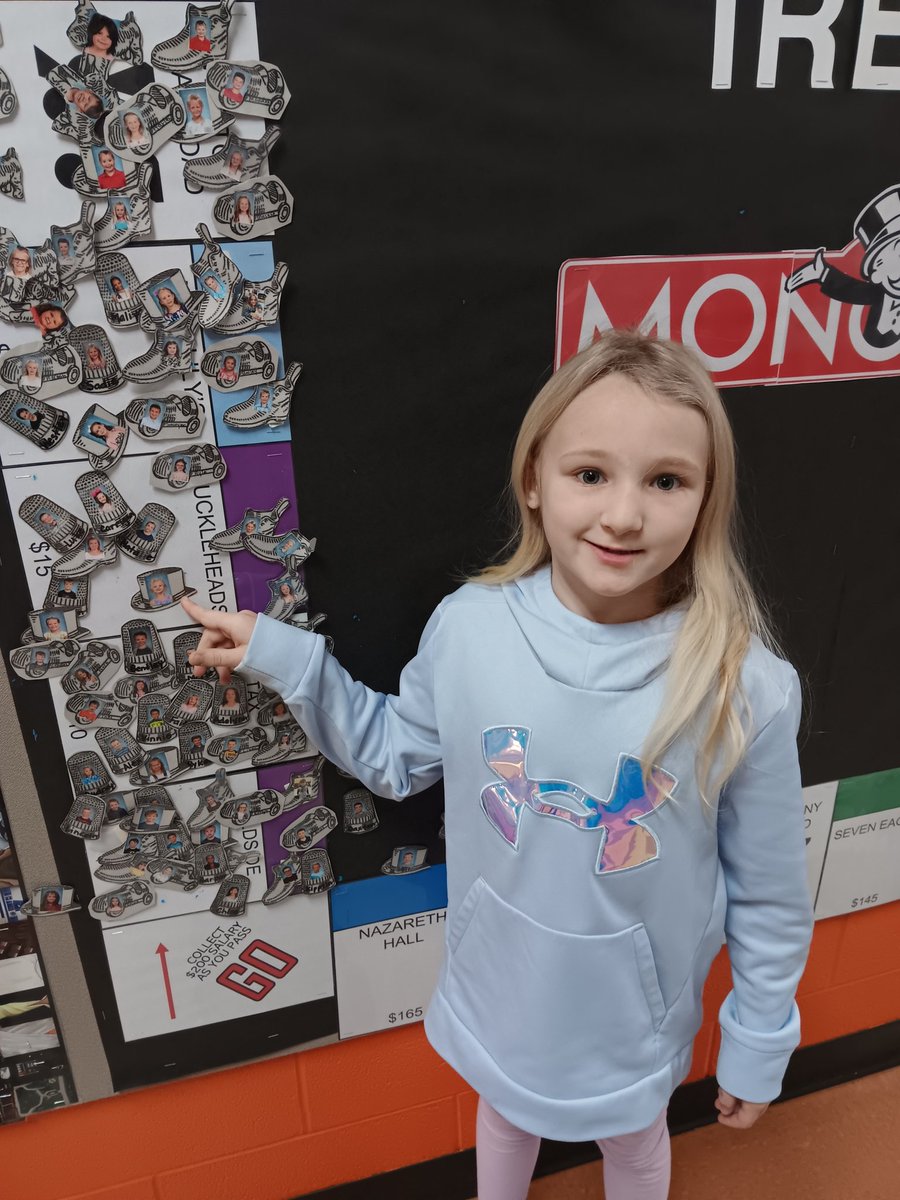 OLittleKnights's tweet photo. We're movin' on up...on the i-Ready Monopoly board! Congratulations, readers! #OtsegoKnights https://t.co/tHJwPb8c37