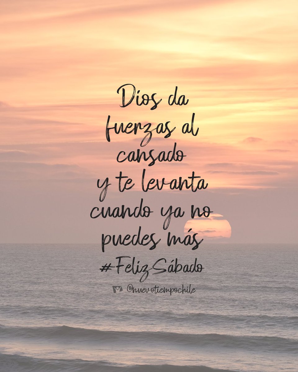 ntchile's tweet photo. ✨🙌Él da #esfuerzo al cansado, y #multiplica las fuerzas al que no tiene ningunas 💪los que esperan a #Jehová tendrán nuevas fuerzas; levantarán alas como las águilas; 🦅💞correrán, y no se cansarán; caminarán🚶🙌, y no se fatigarán. 💝 ¡ #DIOS NOS #SUSTENTA CADA DÍA! 😍🌻 https://t.co/GEb5sl2Qdz