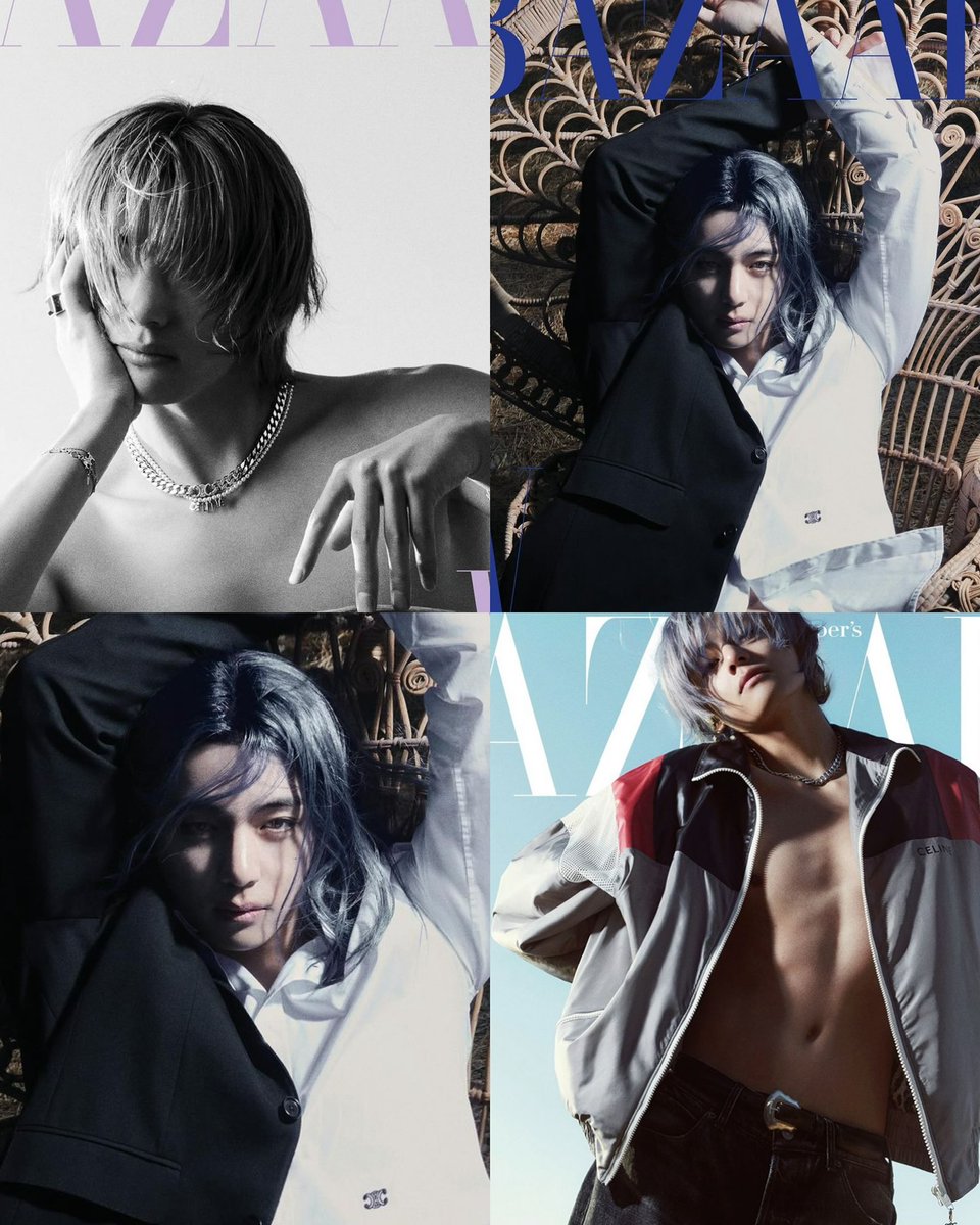 DailylofV's tweet photo. OMG LOOK AT HIM! 

V FOR BAZAAR KOREA https://t.co/DwIViD90C2