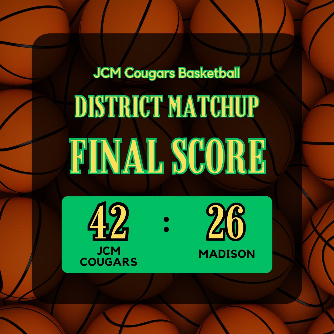 JCMCougars's tweet photo. Cougars began district play with a pair of wins! 😊💚💛 Join us Friday at Liberty for our next district games. #ShouldaBeenACougar @RamonicaD @ap_baker1 @jsimmons_1989 @JCMHSCheer @JCM_ECH https://t.co/Y0C5YMqyag