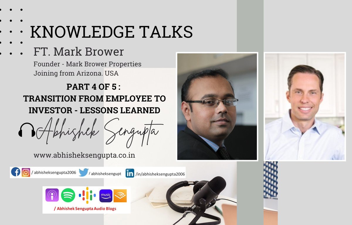 abhisheksengupt's tweet photo. #KnowledgeTalks With @MarkBrower14 
Topic: "Entrepreneurship Journey &amp; Lessons Learnt"

Episode Link - https://t.co/eyXLoSjR8W 

#KnowledgeTalksPodcast #EntrepreneurshipJourney #InvestmentInsights #BusinessMindset #abhisheksengupta https://t.co/N3XntbKGyg