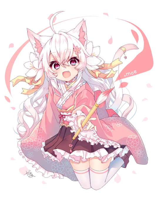 数年ぶりに参加します  #猫耳イラストコンテスト #猫耳コンテスト