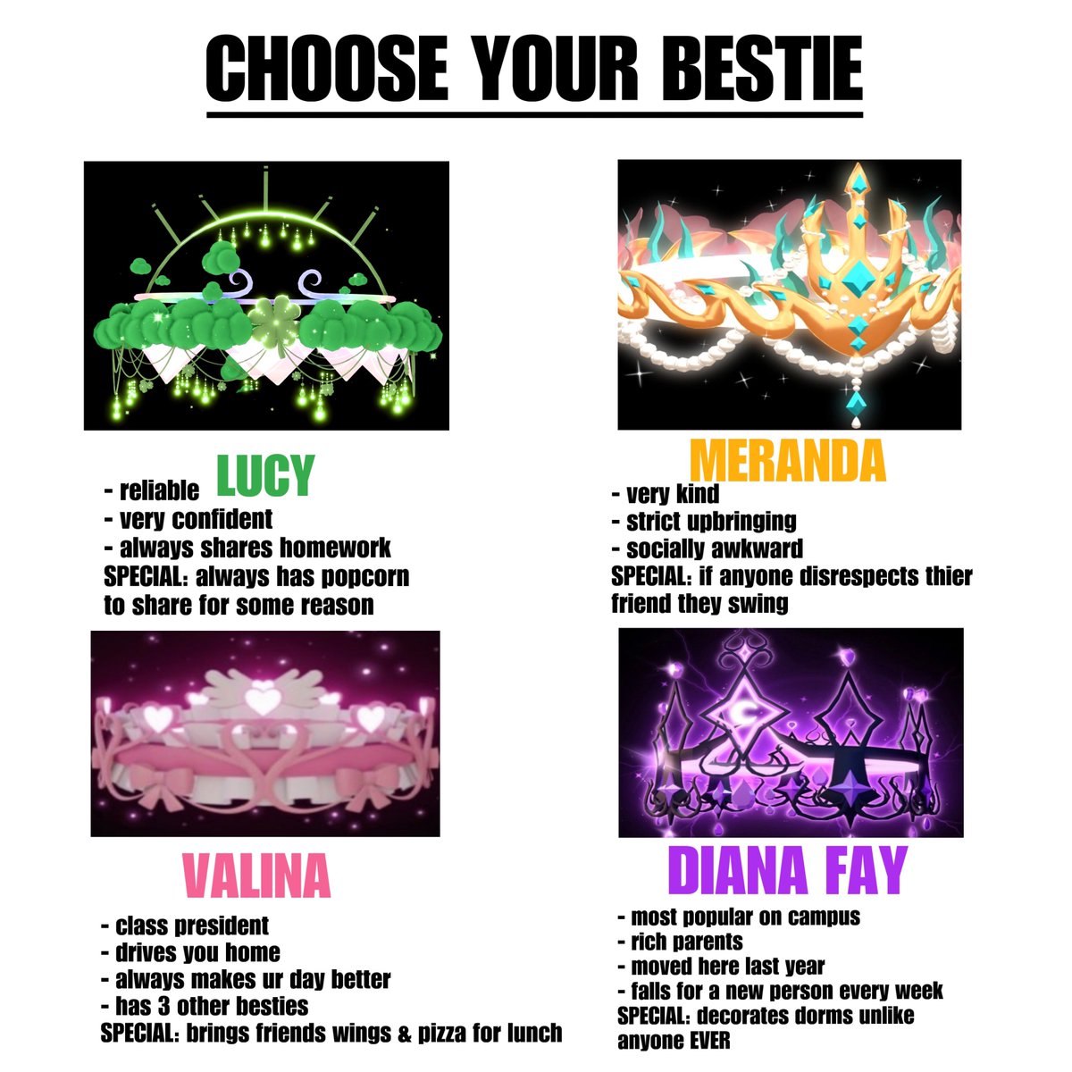 WAIT- who’s your royale bestie? 😭
#royalehigh