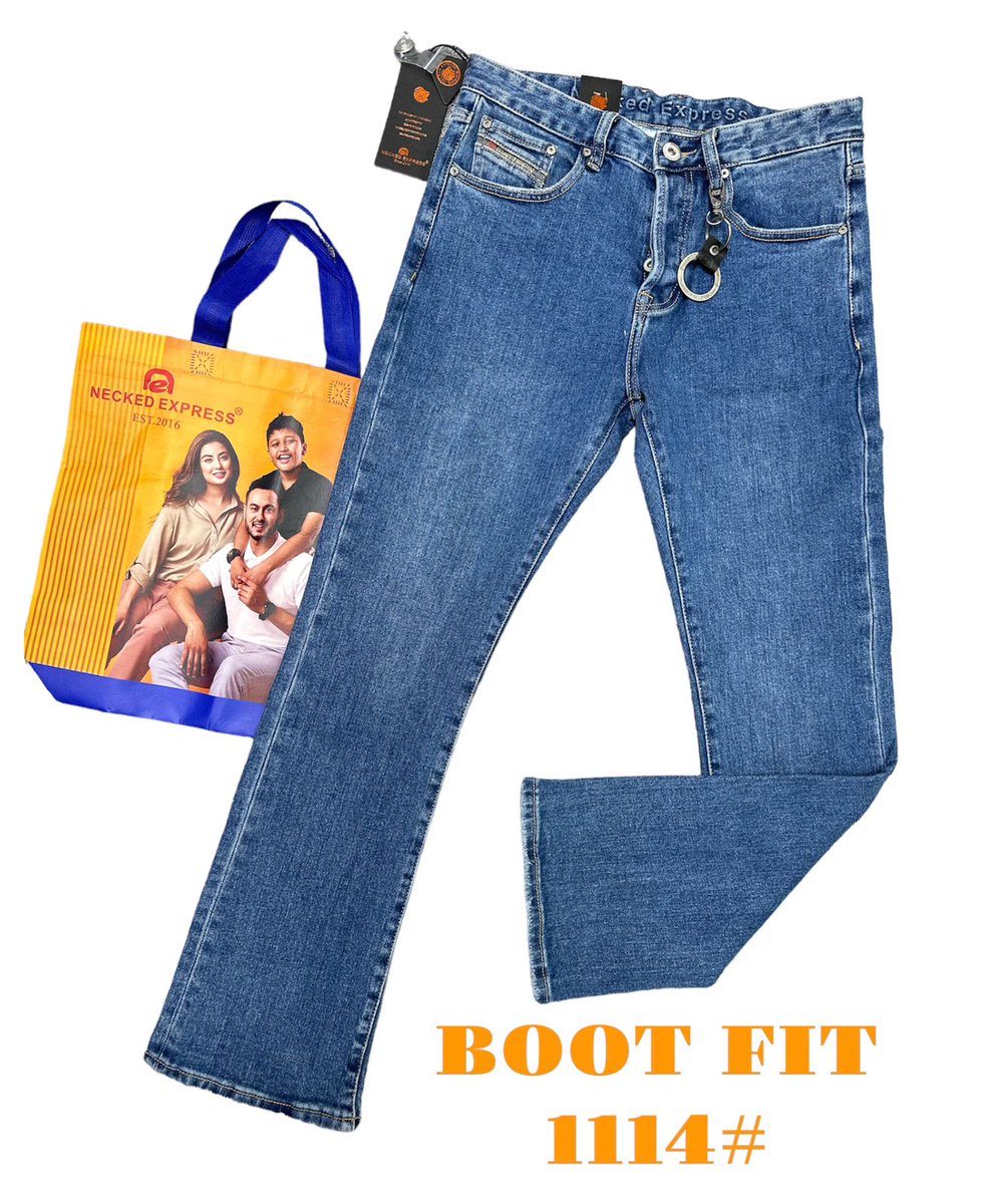 NeckedL's tweet image. Get comfy and stylish in our bootfit jeans for men! 🌟👖 
Perfect match for your favorite boots, making you look cool and feel great.🤩

🚚 Delivery available. ✅

To order online WhatsApp us at:
📲+977 9765967382 
📍Necked Express Tower, Sitapaila

#jeans #bootfitting #shopnow