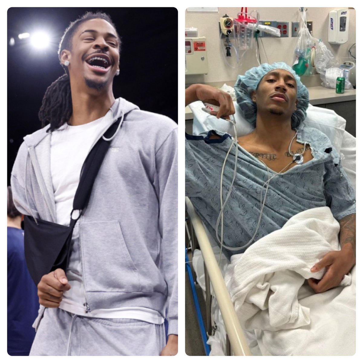 Memphisgtg901's tweet image. The entire city of Memphis is thinking about @JaMorant and @calebmills_3 during there recovery process. We love y’all and hope to see y’all hooping again soon. 🙏💙