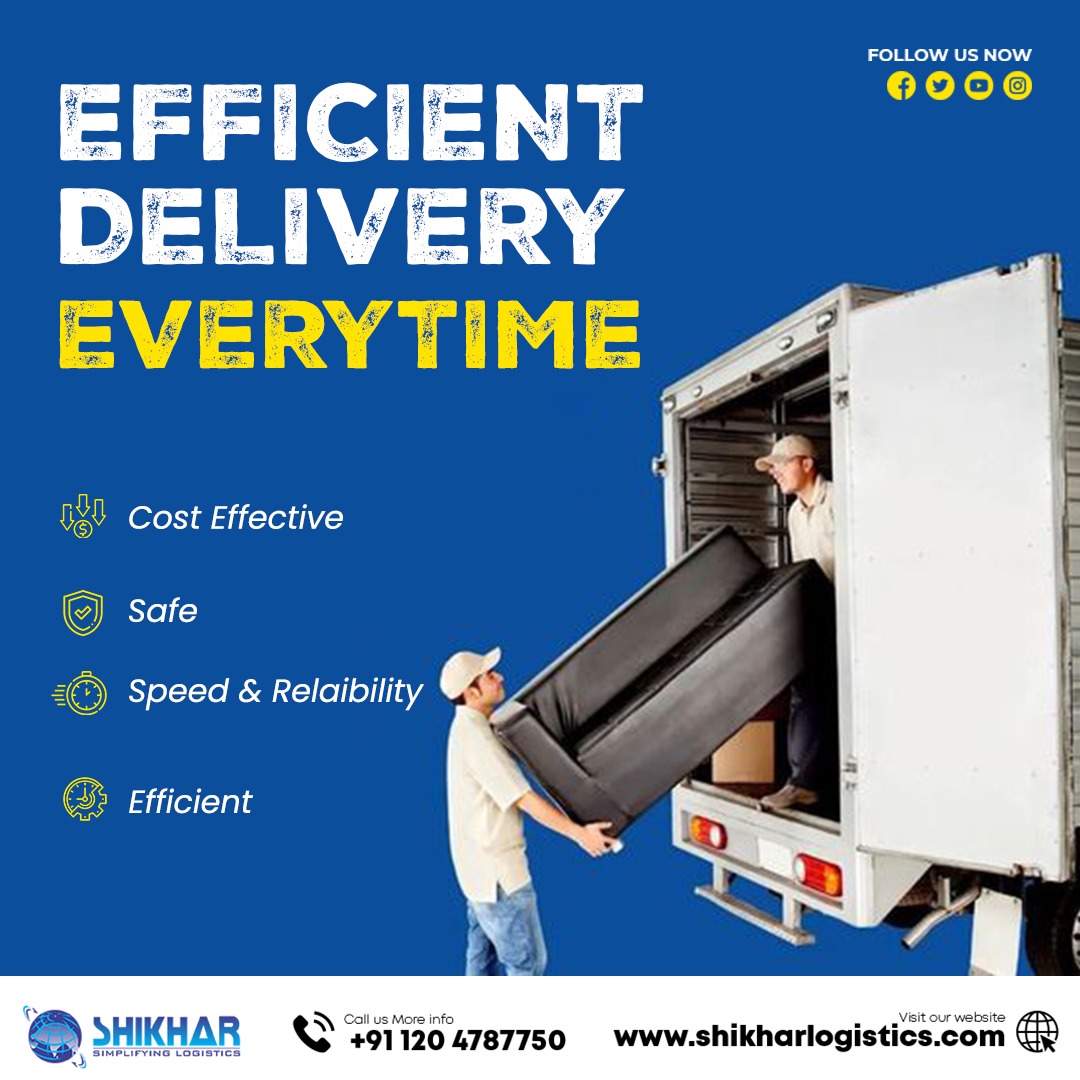 'Precision in motion, excellence in delivery. At Shikhar Logistics, every shipment embodies our commitment to reliable and efficient service. 🚚✨ #EfficiencyInDelivery #ShikharLogistics #ReliableShipping' #CostEffective #safedelivery #SeaFreight #AirFreight #Warehousing3PL