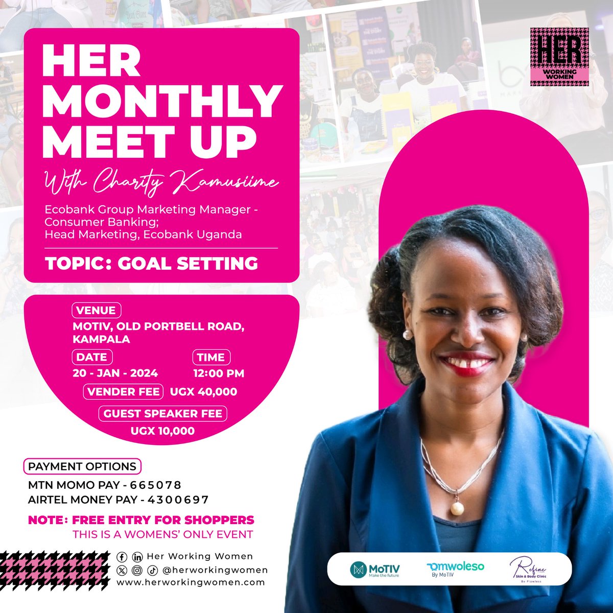 ImmaculateAuma7's tweet photo. Have you made some resolutions for 2024? How often do you tick them off by the end of the year? Here is an opportunity to learn and master the craft of #GOAL_SETTING. Temuyina kyemwekwasa this Year 😂 https://t.co/XIJnJvmUL0