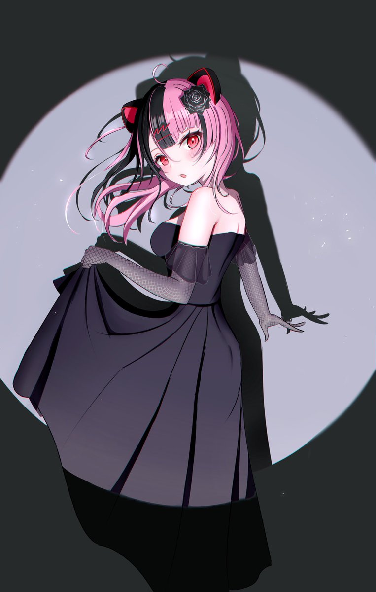 white_garand's tweet photo. 黒薔薇
 #ユノ展 https://t.co/IAUv6nMilD