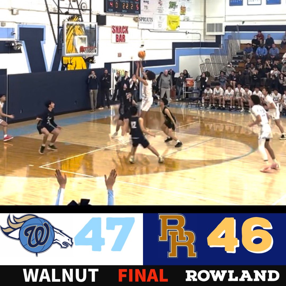 Found a way to survive and beat a well coached &amp; tough team.
I. Leon 10p 9r
M. Wainwright 10p 6r
C . Wang 8p
N. Yen 6p
C. Fluker 6p- Game Winner
<a href="/PrepHoopsSoCal/">PrepHoopsSoCal</a>
<a href="/SGVNSCORES/">SGV, Whittier and Pasadena High School Sports</a> <a href="/SGVNSports/">Fred J. Robledo 👨🏻‍💻</a> <a href="/James_Escarcega/">James Escarcega 📈🏈🏀⚾️🥎 🤼🤽🏽‍♂️🏊🏼‍♀️🏌🏻⚽️</a> <a href="/MattyK31/">Matthew Kovach</a> <a href="/HoopsCal/">SoCalHoopsScores</a> <a href="/Walnut_Mustangs/">Walnut High School</a> <a href="/SoCalVarsity/">SoCal Varsity</a> <a href="/210PrepSports/">210 Prep Sports</a>