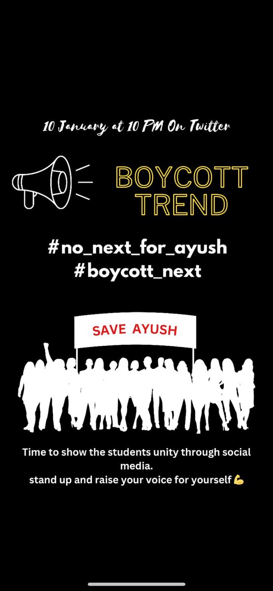 Rushilparikh9's tweet photo. #NO_NEXT_EXAM_FOR_AYUSH  #STOP_NEXT_EXAM 
#NO_NEXT_EXAM https://t.co/7alKLksake
