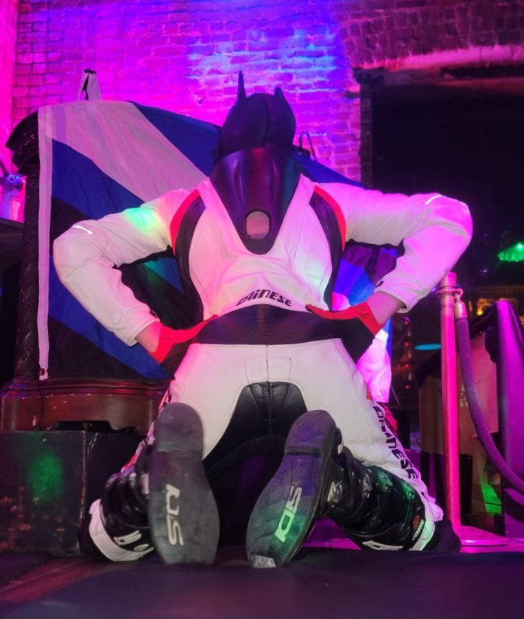 PervyBikerzCA's tweet photo. #wruff 🐶 at Precinct for Howl #dainese #gaybiker #adultdiaper #humanpup https://t.co/O8yIQ8KgDU