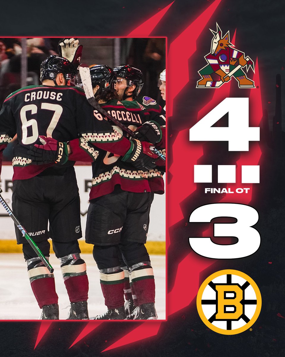 ArizonaCoyotes's tweet photo. YOTES WIN! https://t.co/MxmyvEEGbu