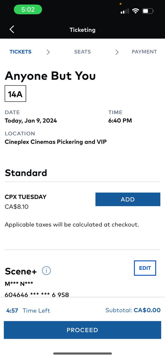 mnow44's tweet photo. Just noticed that my bf and I tried looking up movie seats and his ticket prices were more expensive????????
Please explain @CineplexMovies https://t.co/Kx3OzFifYj