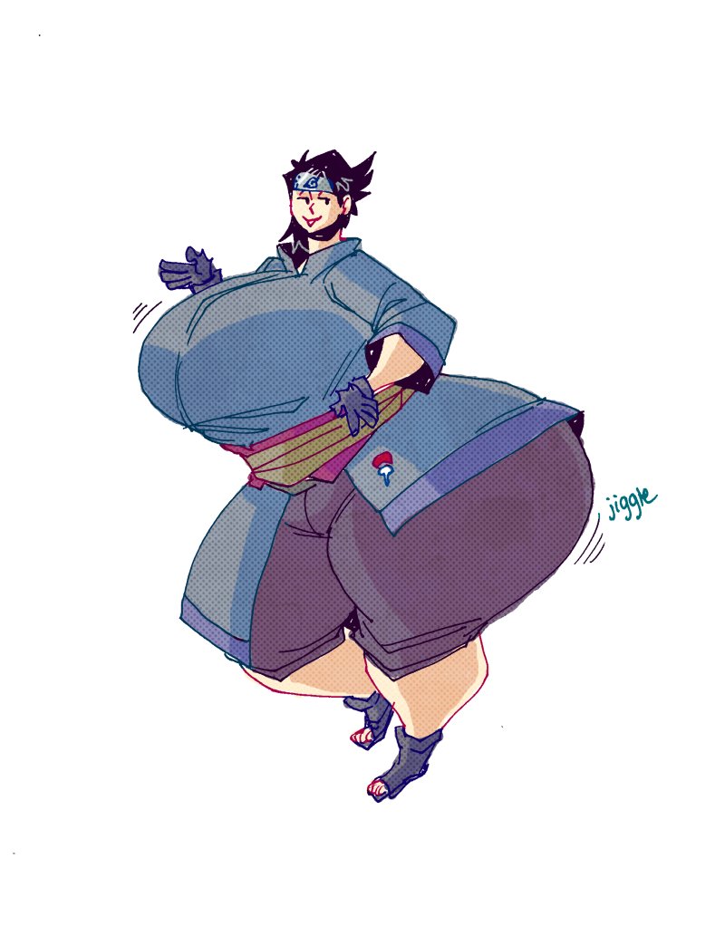 What if my Naruto OC Mikoshi Uchiha was stacked as hell tho, did ya ever consider that?