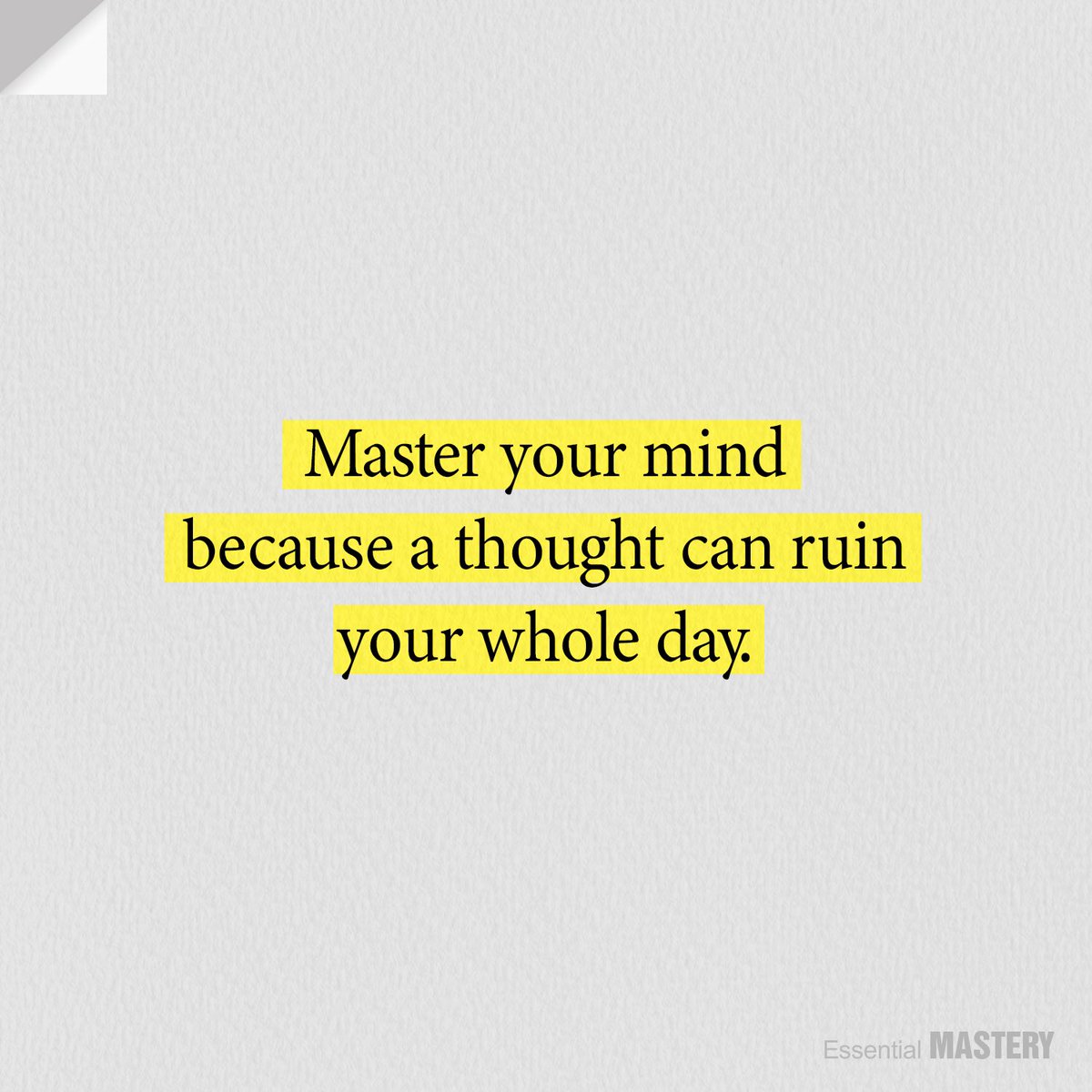 EssentialMastry's tweet photo. Master your mind https://t.co/ZtRgEJTtRa