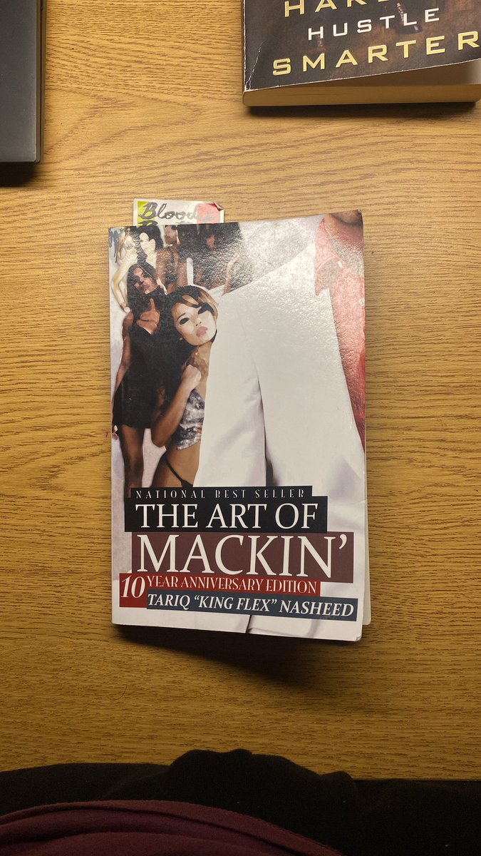 freyhen's tweet photo. Book 1: “Remember that being a mack doesn’t imply anything that is negative. A mack is just a man who knows the right thing to say, at the right time, in order to satisfy his agenda.” Tariq Nasheed @tariqnasheed #readmorebooks #70booksin2024 https://t.co/PQG4d326D9