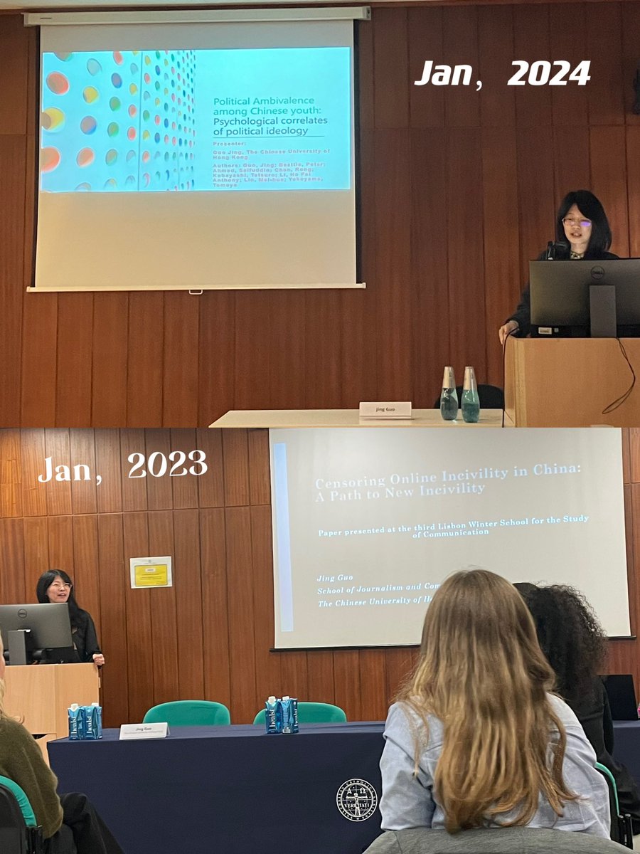 Jing Guo_Yasmin (@yasmin890623) on Twitter photo I took the 20hrs flights again
to this beautiful city for these wonderful people <a href="/LXWinterSchool/">Lisbon Winter School</a>
Presenting in “my” midnight,it was always inspiring to have more discussions on China studies,from censorship in 2023 to ideology in 2024❤️ I took the 20hrs flights again
to this beautiful city for these wonderful people <a href="/LXWinterSchool/">Lisbon Winter School</a>
Presenting in “my” midnight,it was always inspiring to have more discussions on China studies,from censorship in 2023 to ideology in 2024❤️