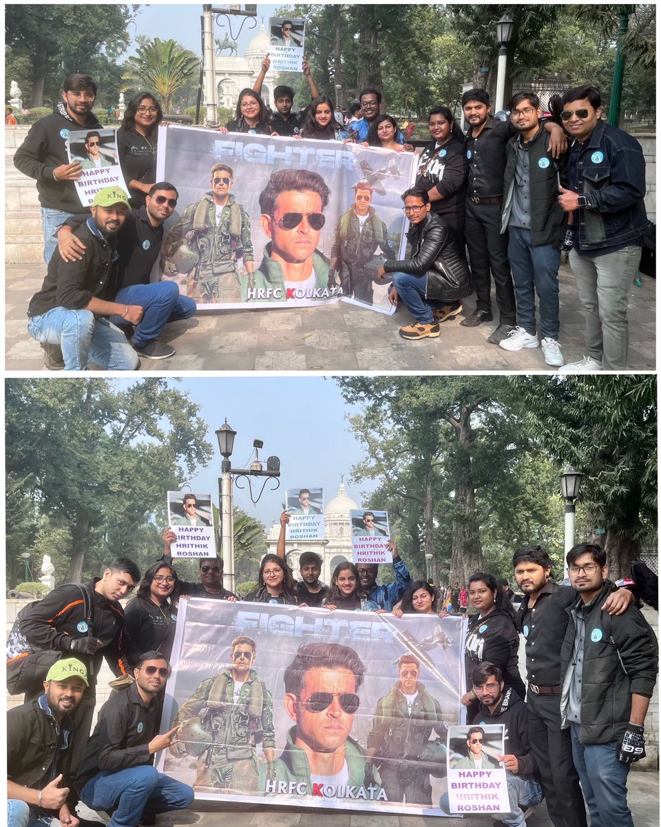 HrfcKolkata's tweet photo. Happy Birthday to the evergreen ,fittest actor and great human being Hrithik.
Thank u for entertaining us with great iconic works. Wish you the finest coming 50 years. All the best for Fighter. May it bring more success and accolades. Keep Rocking !
#HappyBirthdayHrithikRoshan https://t.co/FXtyqWpLeo