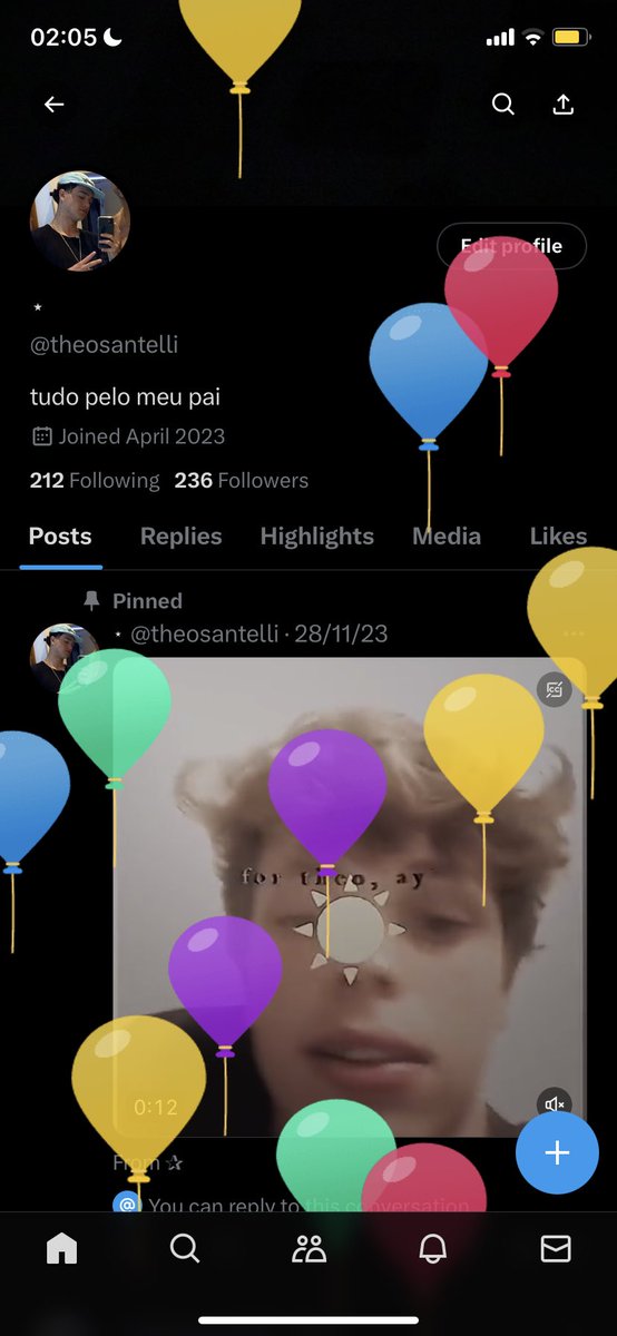 é engano moço, meu aniversário é 10 de abril