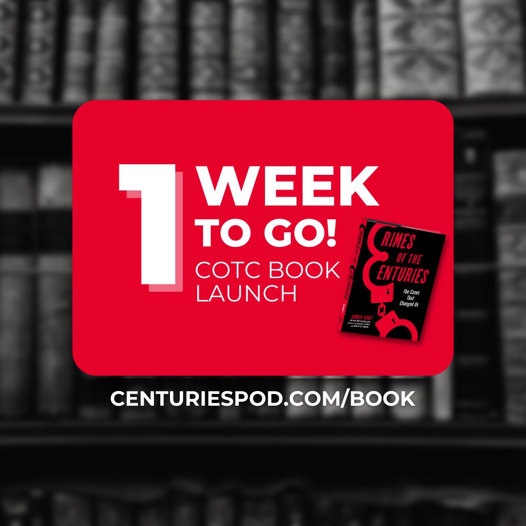 Crimes of the Centuries with Amber Hunt tweet media