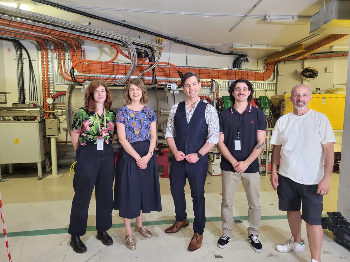 It was exciting to have @SciNate here at ANSTO's Australian #Synchrotron and chat all things #nuclear science and technology with our beamline scientists Dr Emily Finch and Dr Eleanor Campbell. Learn more: ansto.gov.au/facilities/aus… @abcnews