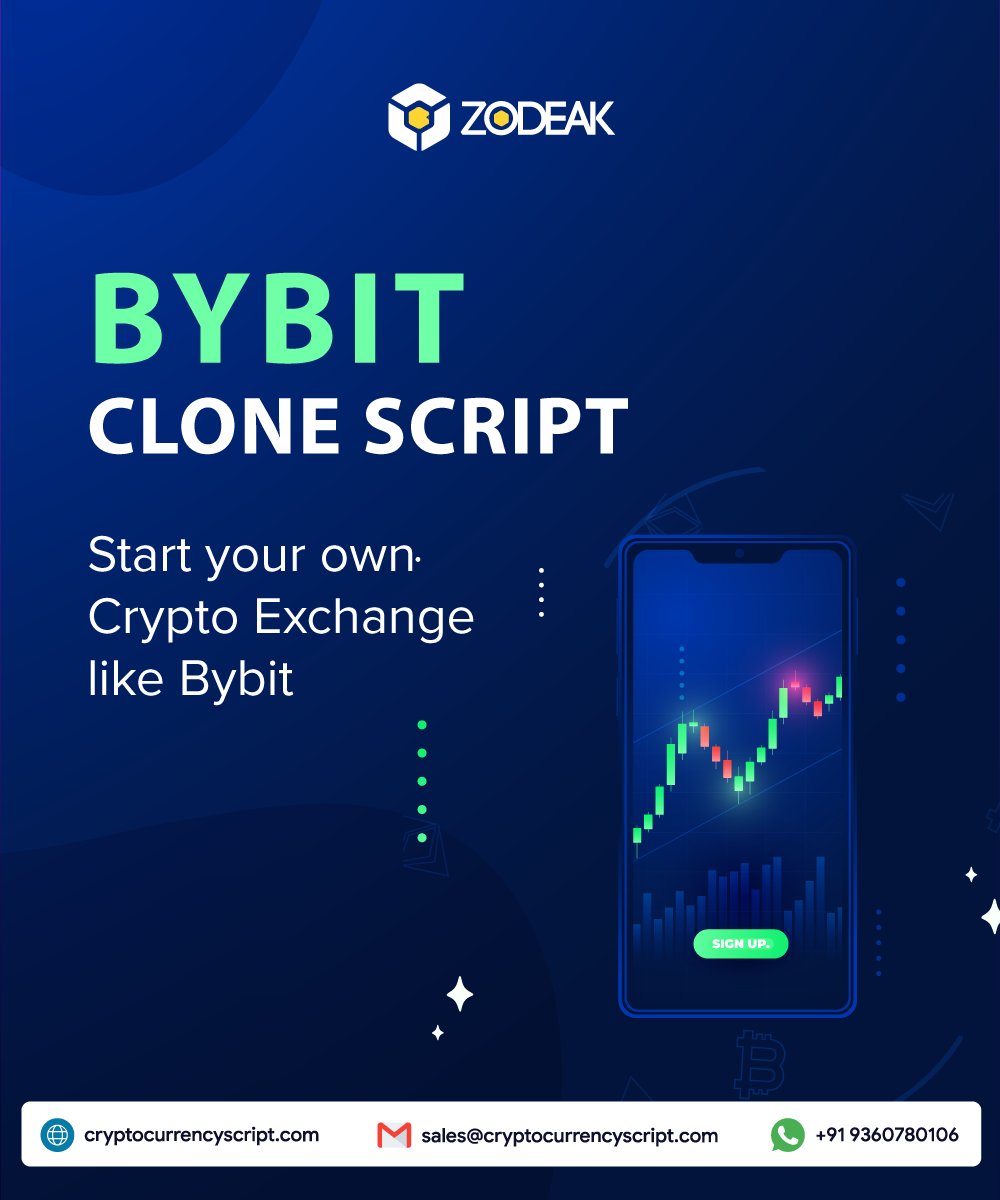_Zodeak's tweet photo. Create a Bybit-like #Cryptocurrency #Exchange Platform using a #Bybit Clone Script. Want to know how beneficial it is? Here is the complete solution guide!.  https://t.co/WKd1au99cX

#bybitclone #bybitexchange #cryptobybit #exchangescript #zodeak #cryptoclonescript https://t.co/CJtj0zRocI
