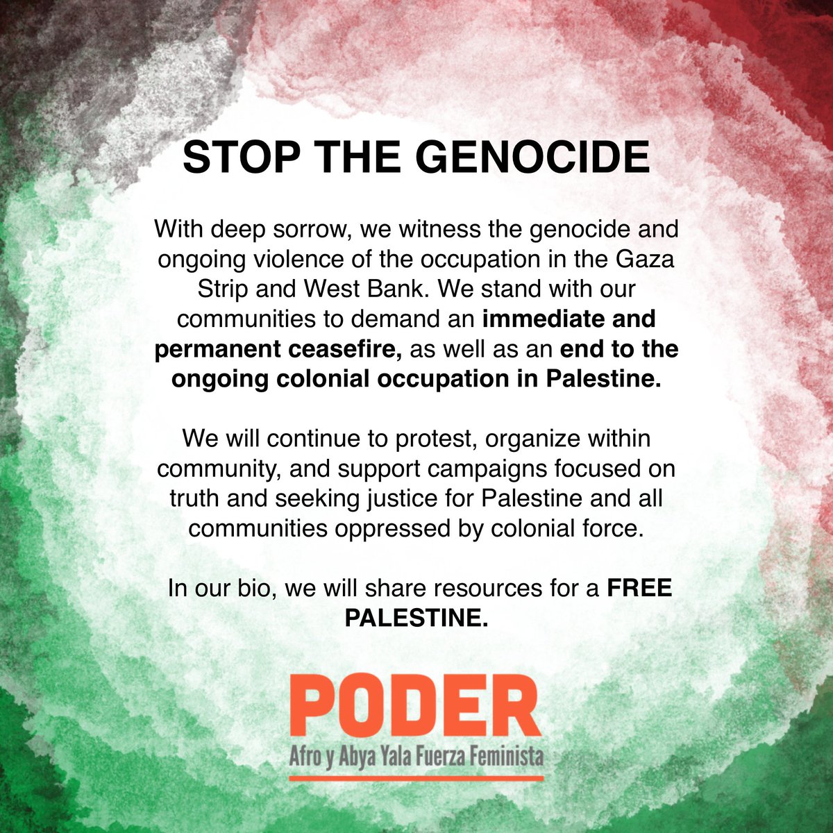 PODERorg tweet picture
