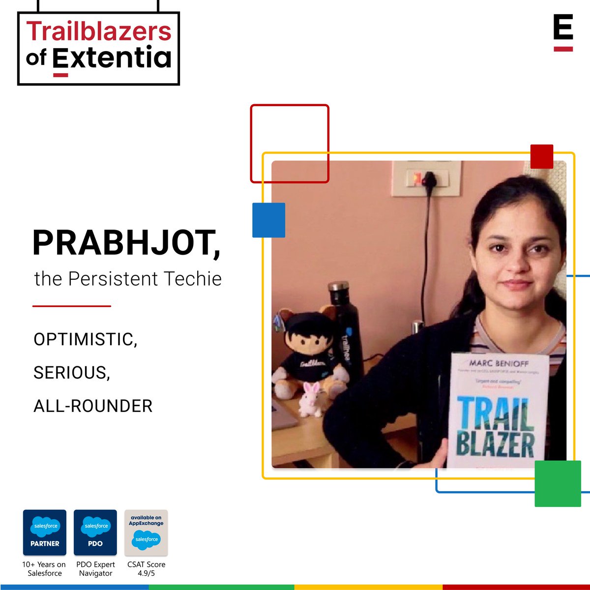 Extentia_Cloud's tweet photo. As an enthusiastic member of Extentia's #Salesforce Practice, I've been actively involved in various projects. #Extentia provides excellent exposure, ensuring that even while working remotely, I remain connected through engaging activities such as ##FridayReboot &amp; Fun Installed. https://t.co/pXeRI9rLXU
