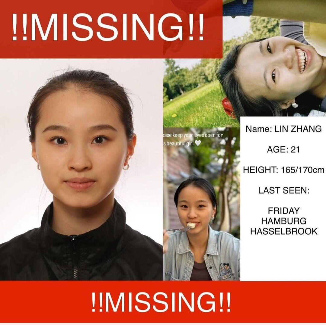ballet20dotcom's tweet photo. 🚨 Urgent! Help locate missing dancer Lin Zhang, a @PrixdeLausanne winner from @hamburgballett. Information to @PolizeiHamburg.

#linzhang
#hamburg
#ballet
#missing https://t.co/2zxMPo4iB3