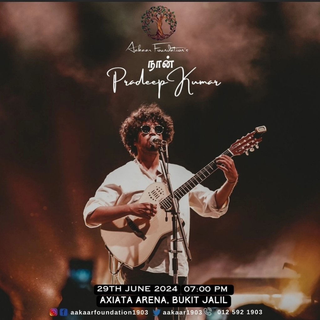 verrakathaigal's tweet photo. #NaanPradeepKumar Live in Kuala Lumpur on 29th June 2024 at Axiata Arena, Bukit Jalil!

Stay tuned for more updates. Brought to you by @aakaar1903 🔥🔥

#PradeepKumar #naanpradeepkumar #PradeepKumarLiveinKl #PradeepKumarLiveinKl2024 #PradeepKumarconcert https://t.co/okOYOG43bm