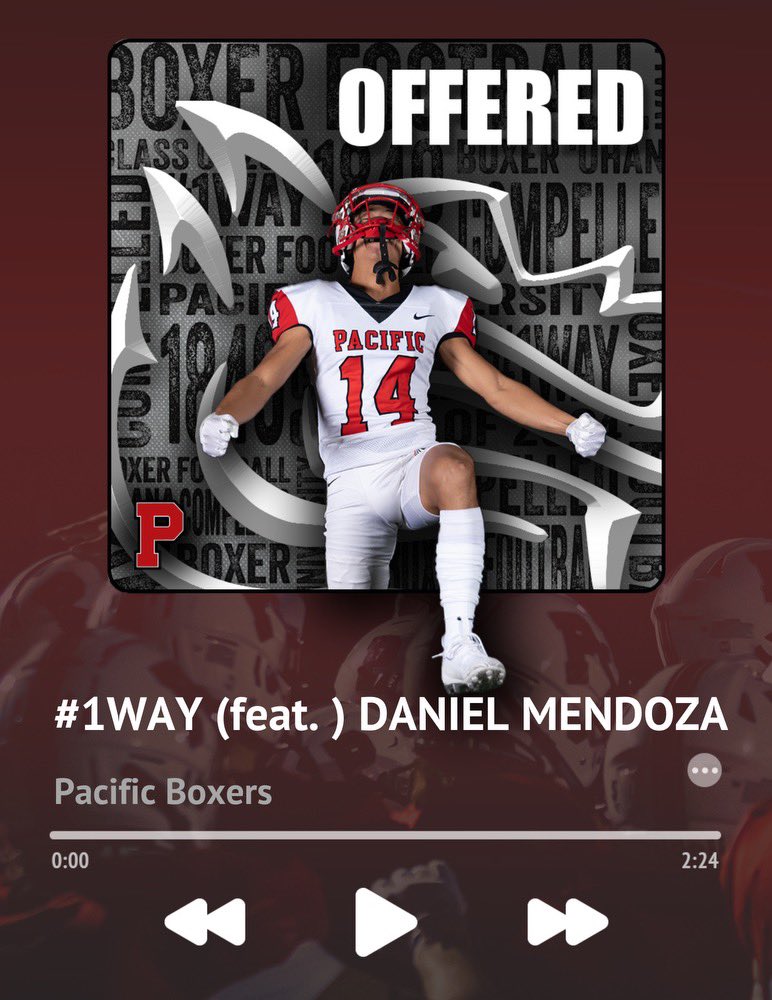 After a great conversation with Coach Craft, I am honored to have received an offer from Pacific University!
