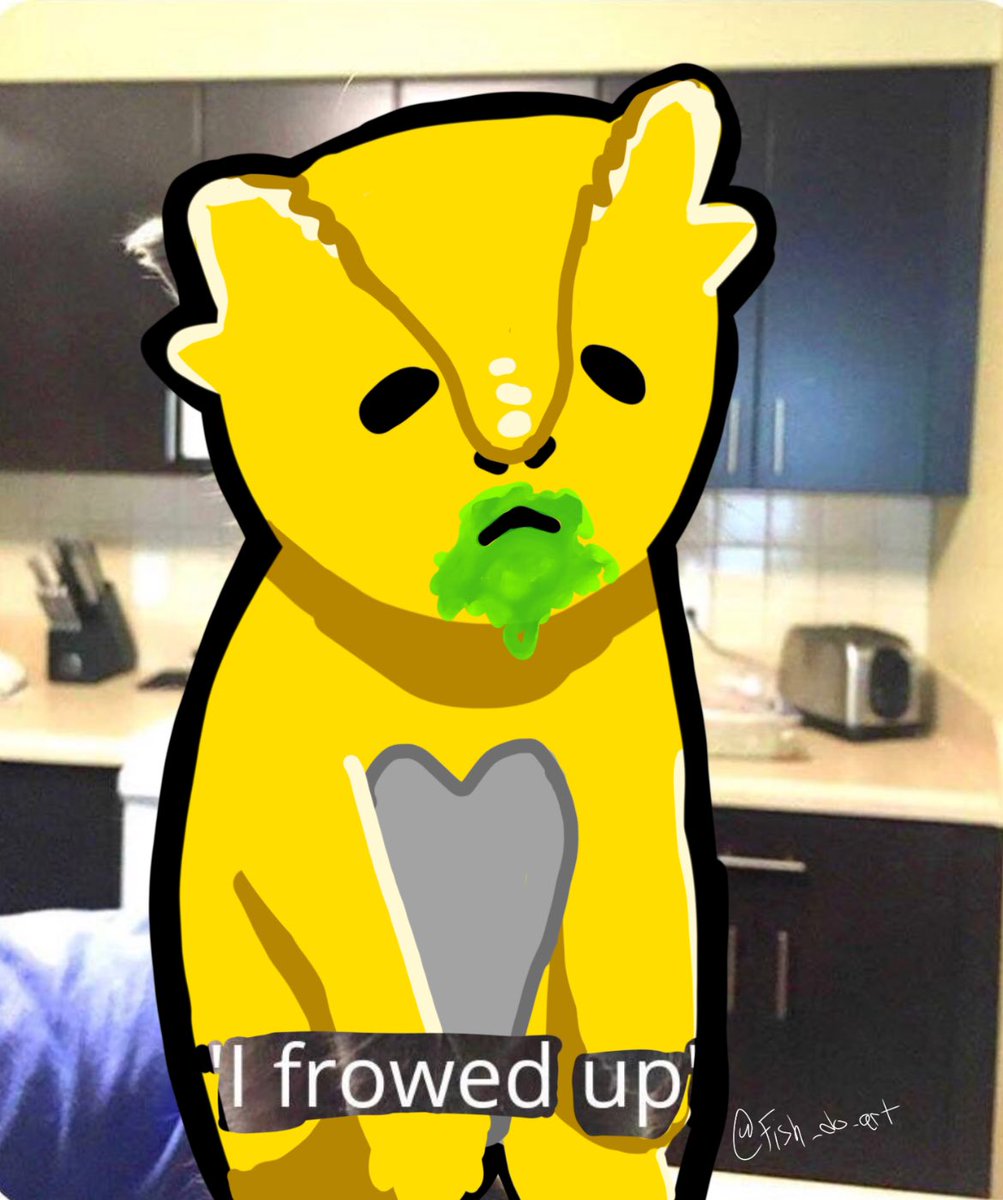 Fishdoart1's tweet photo. More of mustard because i love this goober @faerunfunkster https://t.co/LRE26atCHO