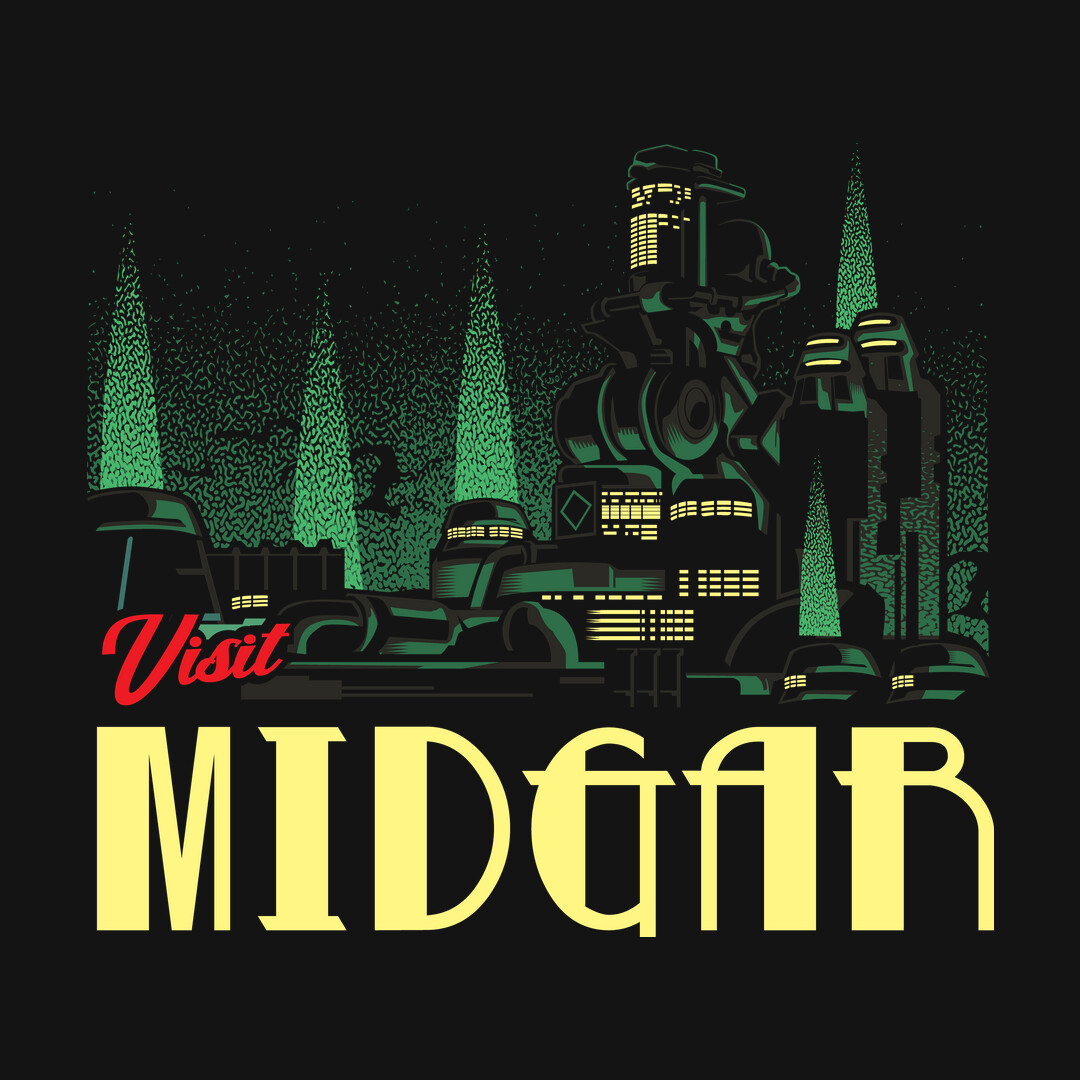 teefury's tweet photo. THE DAILY | “Visit Midgar” by #arace starts at just $13 today only at #TeeFury! ⚡
https://t.co/iExy3lrmKy
#teeshirt #tshirts #nerdstyle #shirtoftheday #instaartist #gaming #fantasy #rpg #hironobusakaguchi #japanese #magic #retro #midgar https://t.co/C6KJ8CIAso