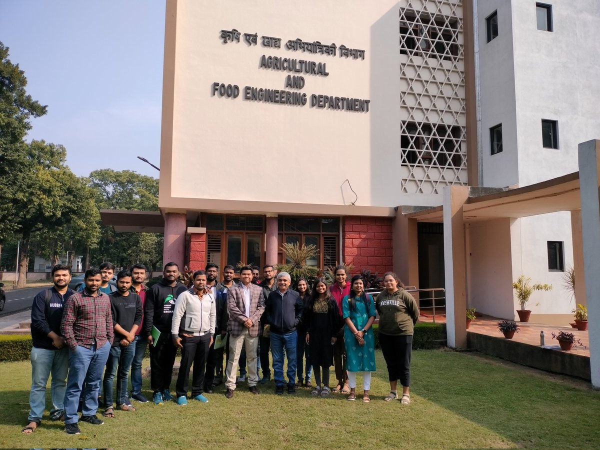 It was a mesmerizing experience to Visit my alma mater <a href="/IITKgp/">IIT Kharagpur</a>, deliver a talk on the #digitalag, and interact with budding scientists and engineers in the domain. Thank you Profs. Chandranath Chatterjee, Ashok Mishra, Peeyush Soni, Dillip Swain for inviting me.
<a href="/VTCals/">Virginia Tech CALS</a> <a href="/vtcaia/">VT Center for Advanced Innovation in Agriculture</a>