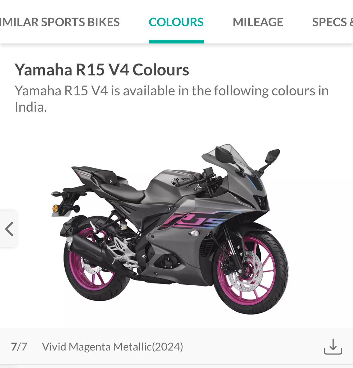 R15 V4 Colours