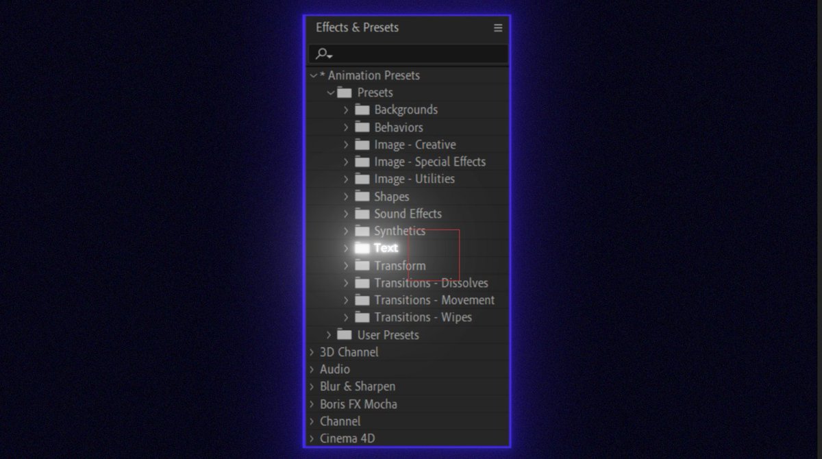 Baqir_560's tweet photo. 99% of the editors don't know that After Effects has insane built-in text presets

So...

To save you time...

Here are 7 text presets used by popular content creators

🧵