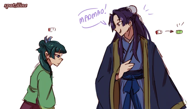 Maomao needs a Jinshi hug #apothecarydiaries #Kusuriyanohitorigoto #jinmao 
