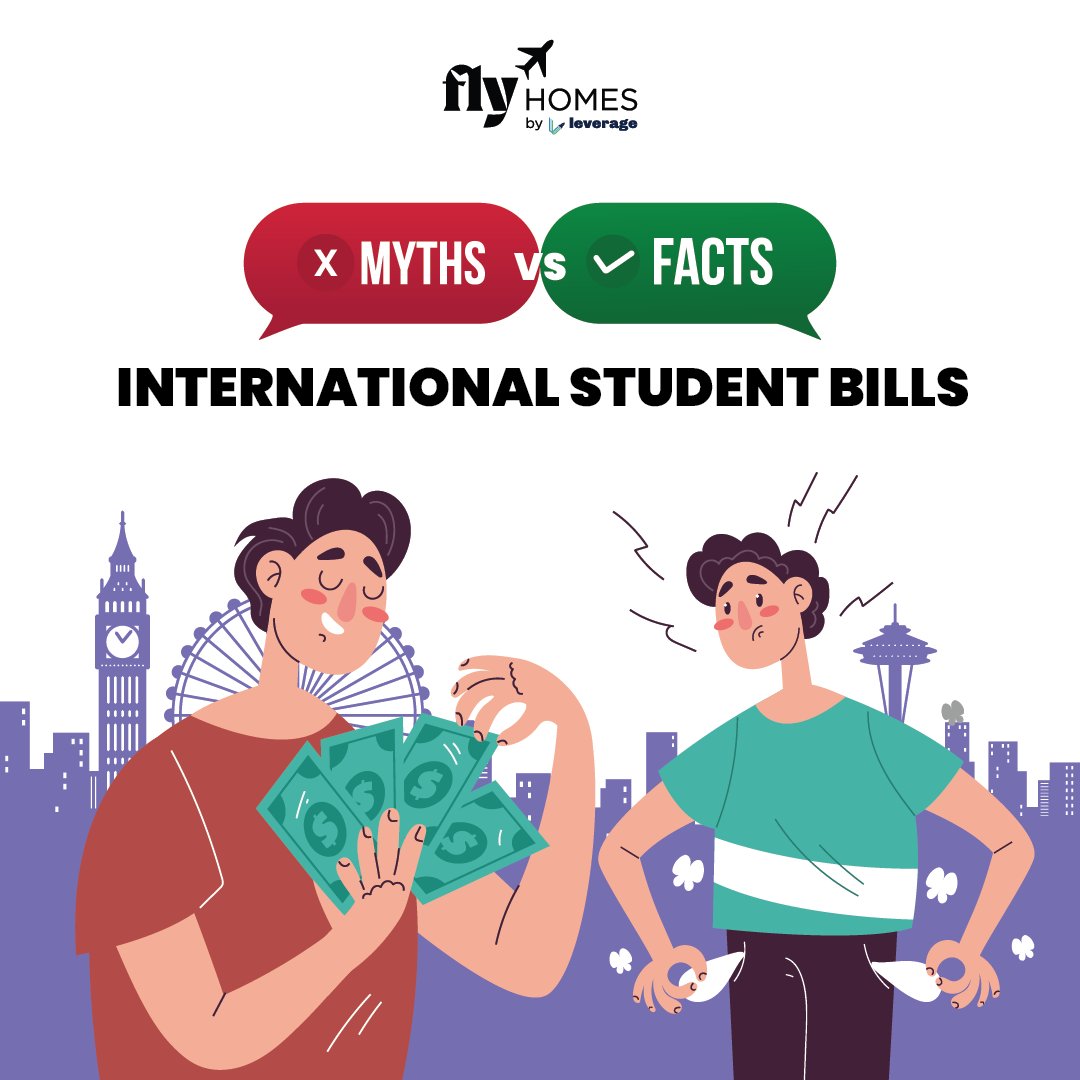 flydothomes's tweet photo. ✈️ Fact or Fiction? Unpacking the truth about student bills abroad💸
#flydothomes #livingabroad #internationalstudents https://t.co/LVEZnGH87S