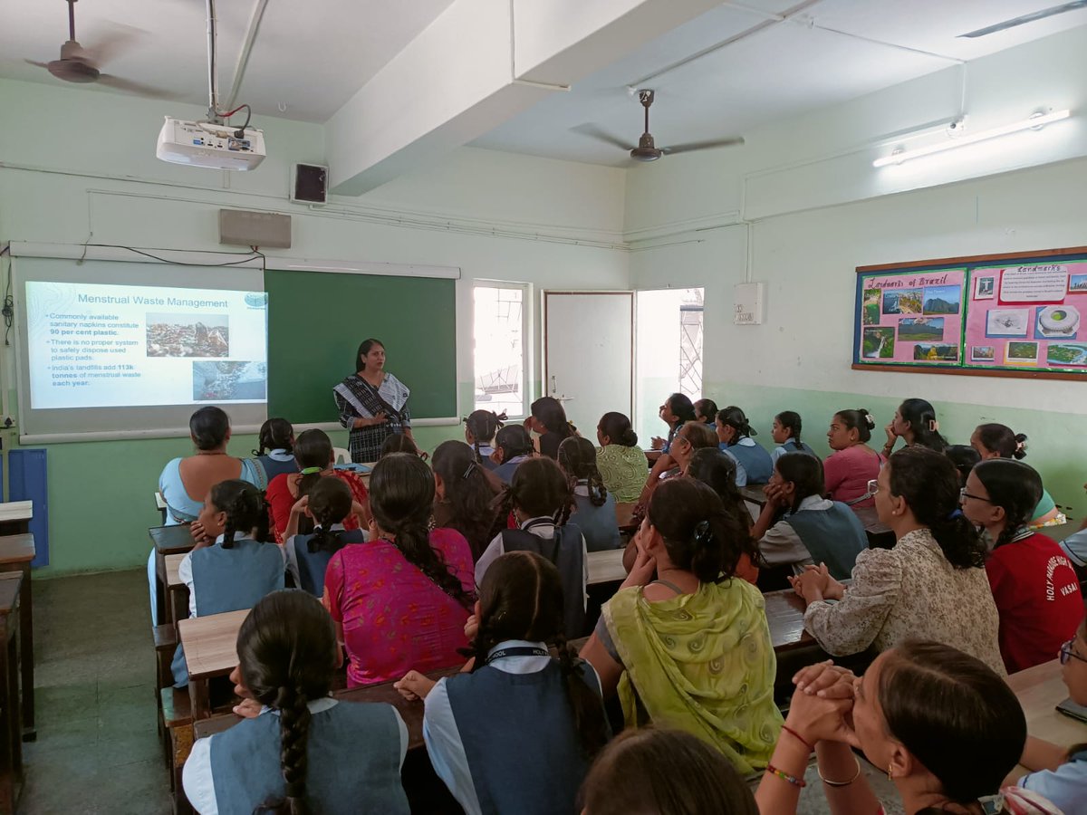 NGOWings2013's tweet photo. Held a review session at Holi Paradise School . Expanding our focus, we raised awareness about Cervical Cancer, Breast Cancer, Menstrual Health and Hygiene. Participants actively engaged, offering positive feedback and expressing gratitude for the valuable knowledge gained. https://t.co/jTEp2VDXyL