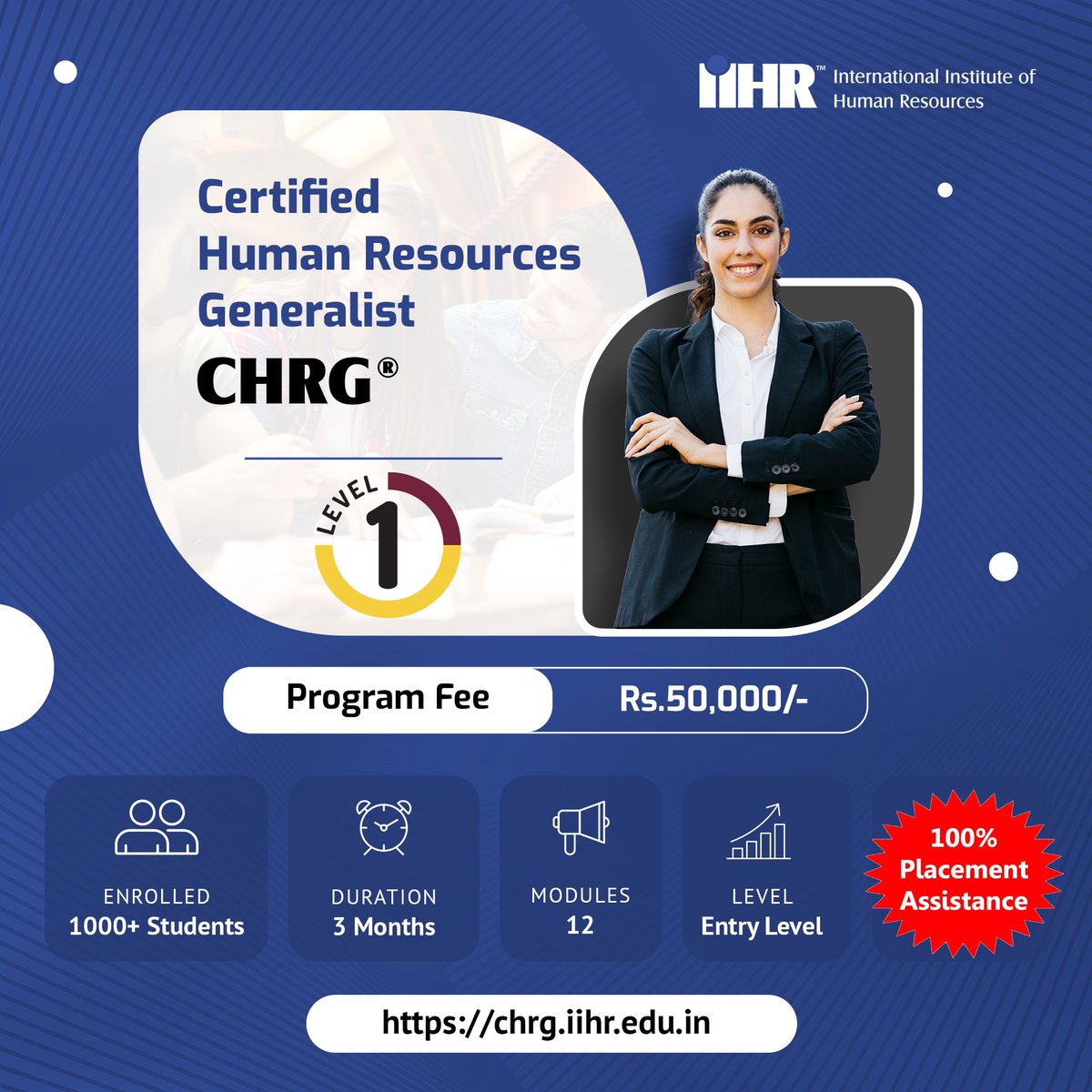 iihreducation's tweet image. 🌟 Elevate your career in HR! Join our Certified Human Resources Generalist program - 3 months of intensive training with 100% Placement Assistance. Visit chrg.iihr.edu.in or call/WhatsApp 703 703 4447. 🎓💼 #HRGeneralist  hrcourses #hrcertifications #iihr#hrtraining