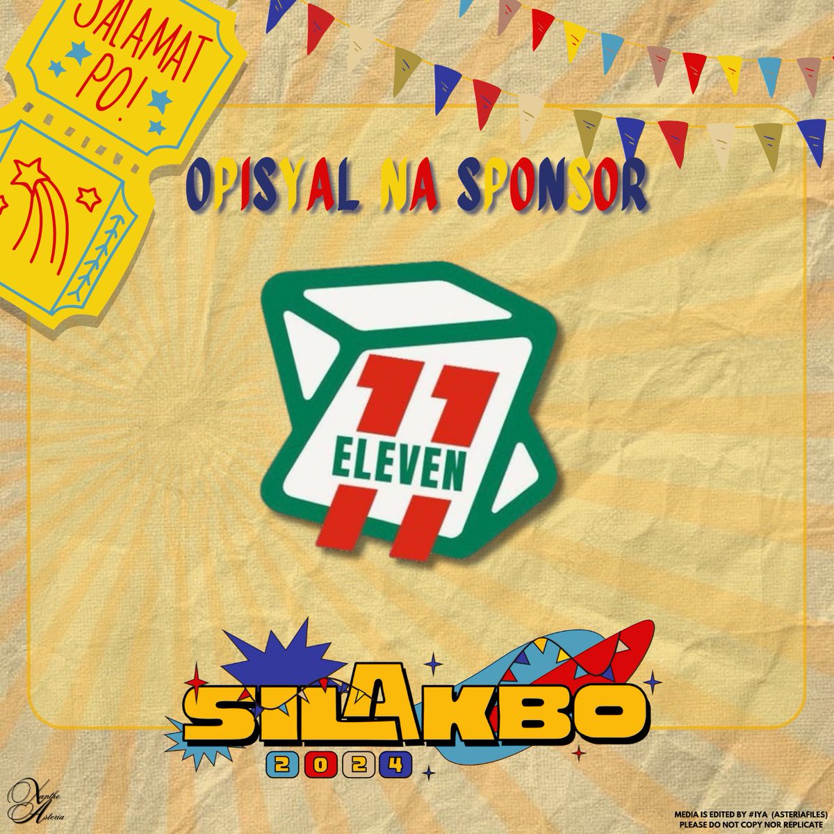 ‌
    
    𓇢𓆸 SILAKBO 2024: PIYESTANG PINOY

     Tikman ang mga eksklusibong pagkain na
     inihanda ng ELEVEN-ELEVEN para lamang
     sa piyestahan. ༄

     #AngPagsibolNgNakaraan
     #MulingPagAlab #Silakbo2024

‌